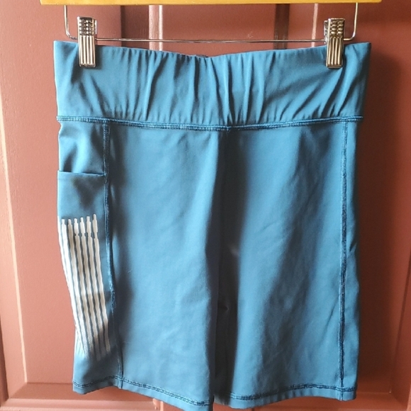Savage X Fenty Blue Shorts  with Logo Side Pocket 12 -14 - Picture 1 of 9